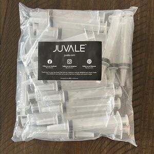 Juvale Clear Plastic Syringes - for Halloween party use